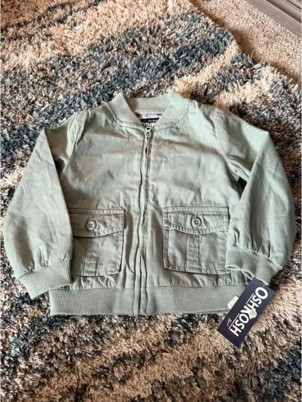Olive Green 2t bomber jacket Oshkosh B’gosh